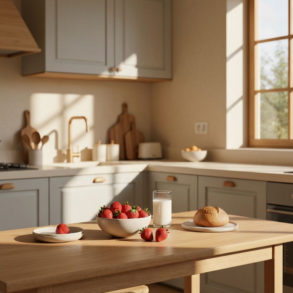 Спокойна кухненска обстановка